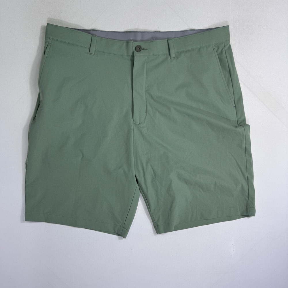 Tommy Bahama Mens 40 (41x11) Green Performance Chino Golf Shorts Activewear